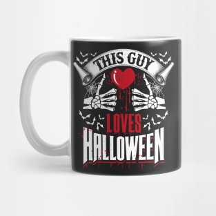 This Guy Loves Halloween Fun Scary Design Mug